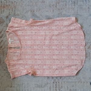 Joie Pink Patterned Blouse